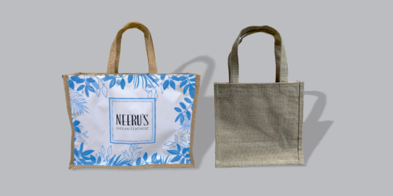 Custom Fabric & Jute Bag